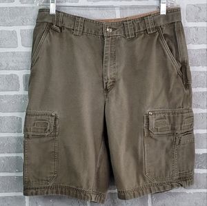 Duluth Trading Company Fire Hose Heavy Duty Work Outdoor Cargo Short Men's 36